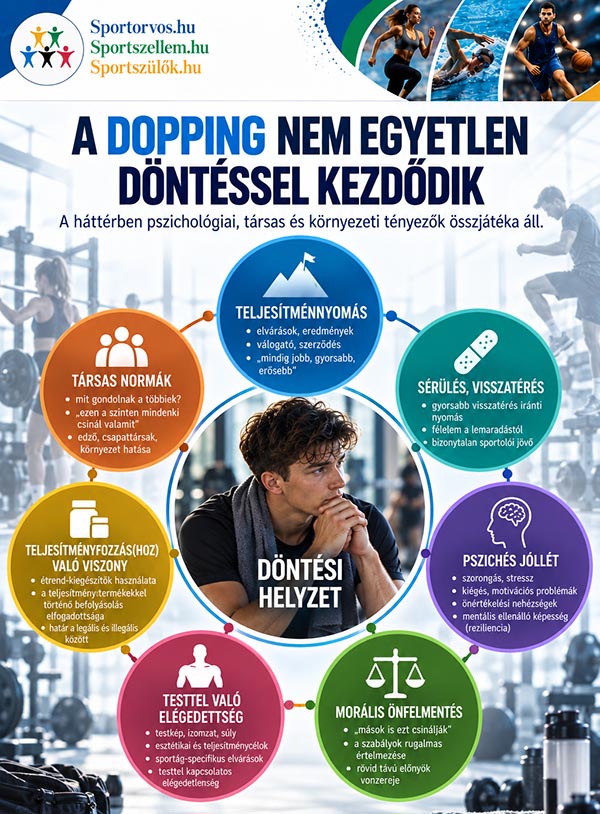 Dopping a sportban – pszichológiai kockázati tényezők