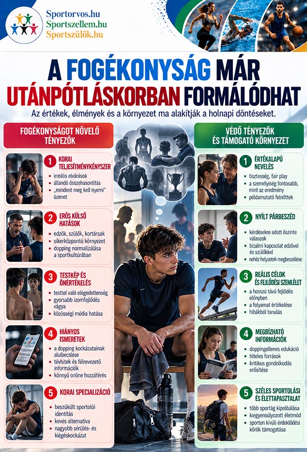 Dopping a sportban – pszichológiai kockázati tényezők