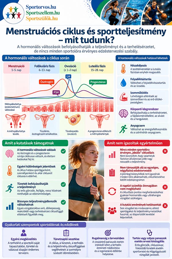 Menstruáció és sport: mit jelez a női sportoló egészségéről?