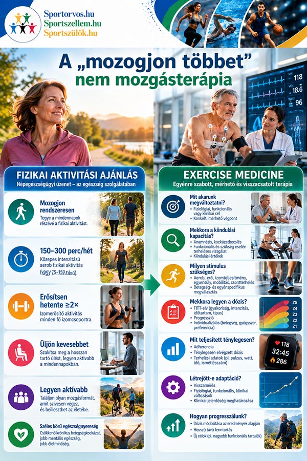 Exercise medicine – amikor a mozgásból valódi terápia lesz