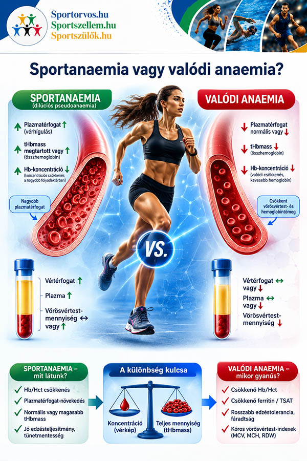 Hemoglobin, hematokrit és vörösvértestek sportolóknál