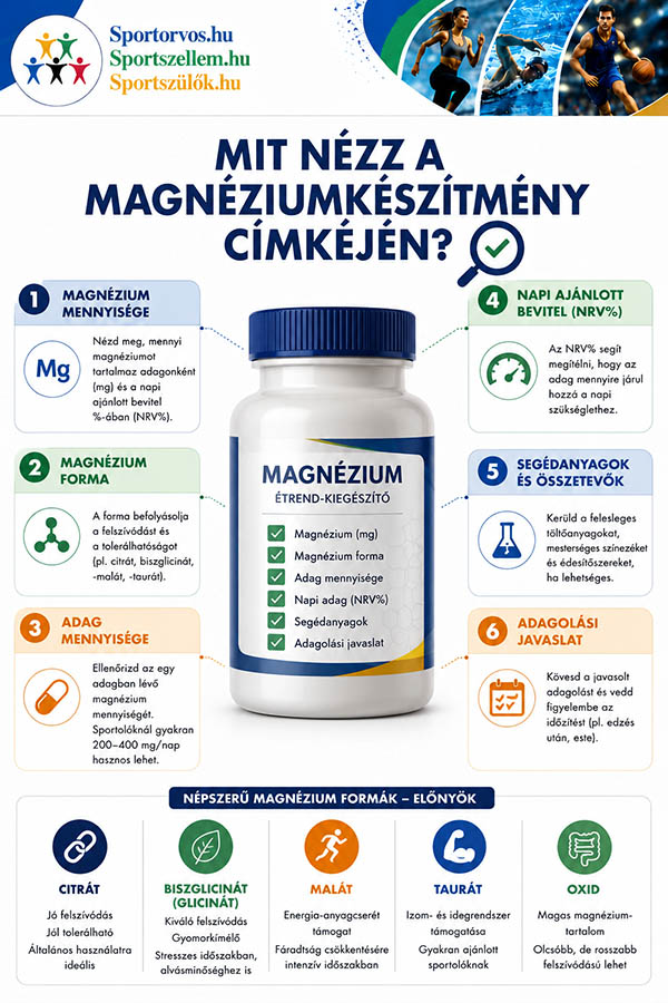 Magnézium sportolóknak – mikor szükséges a pótlás
