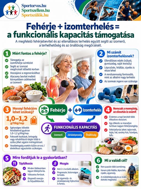 Mit együnk az egészséges öregedésért? Étrend és izomerő