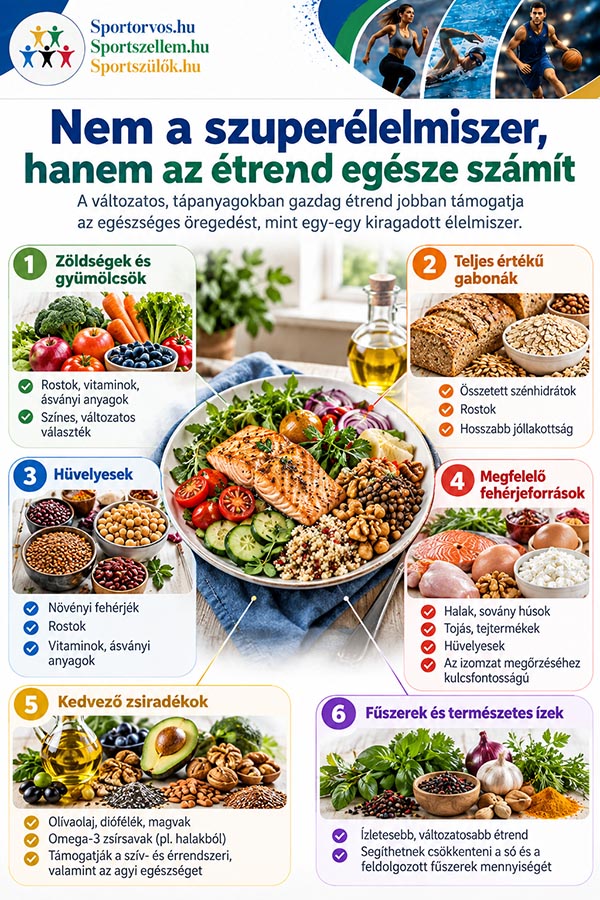 Mit együnk az egészséges öregedésért? Étrend és izomerő