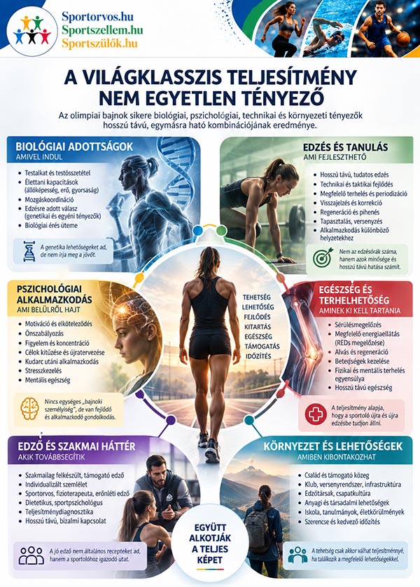 Mitől lesz valakiből olimpiai bajnok? – A tehetségtől a világklasszis teljesítményig