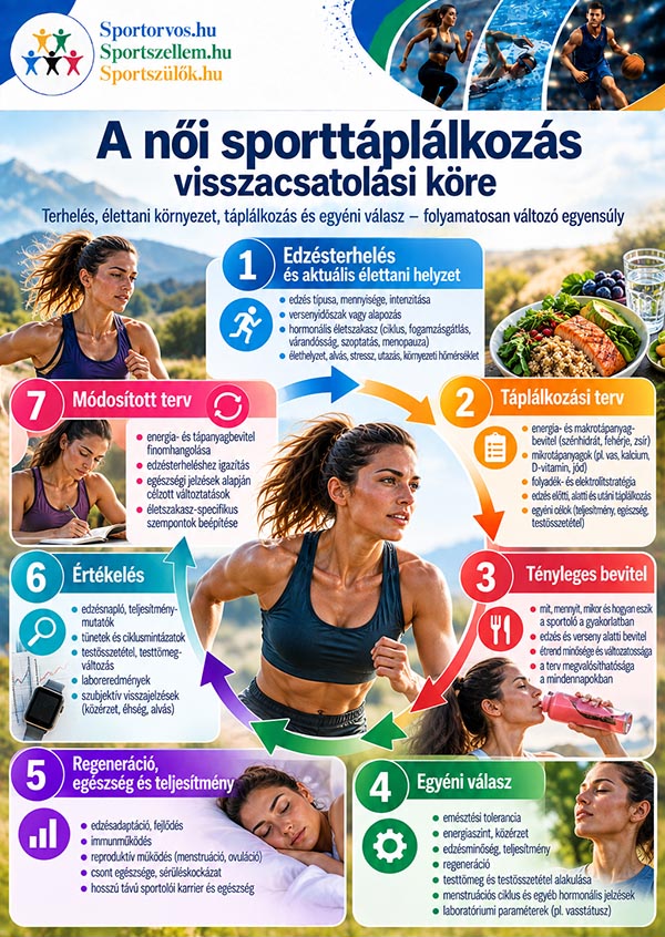 Női sportolók táplálkozása – energia, hormonális életszakaszok és teljesítmény