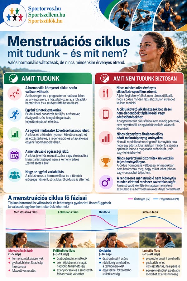 Női sportolók táplálkozása – energia, hormonális életszakaszok és teljesítmény