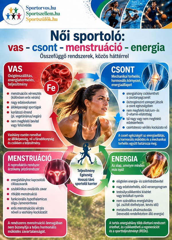 Női sportolók táplálkozása – energia, hormonális életszakaszok és teljesítmény