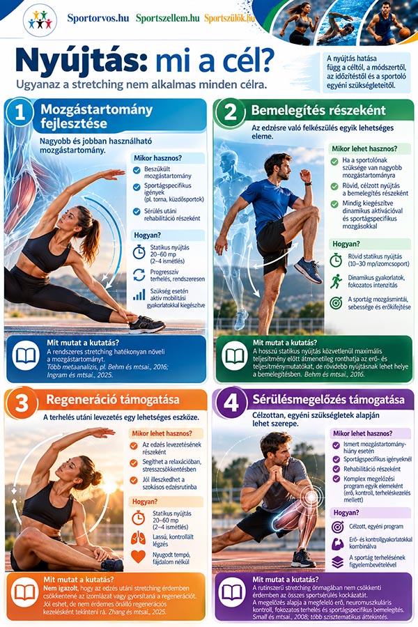 Nyújtás sportolóknak – mikor segít, és mikor várunk tőle túl sokat?