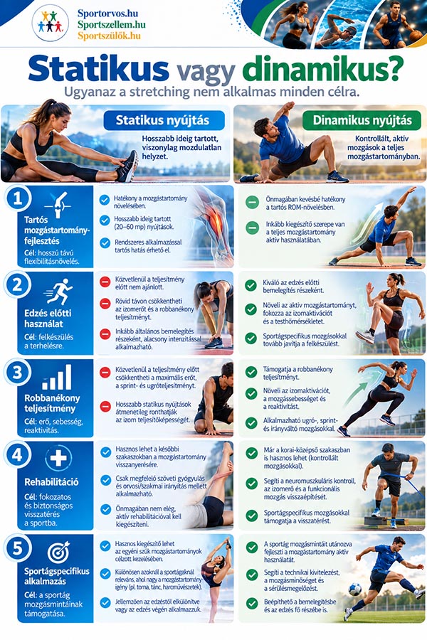 Nyújtás sportolóknak – mikor segít, és mikor várunk tőle túl sokat?