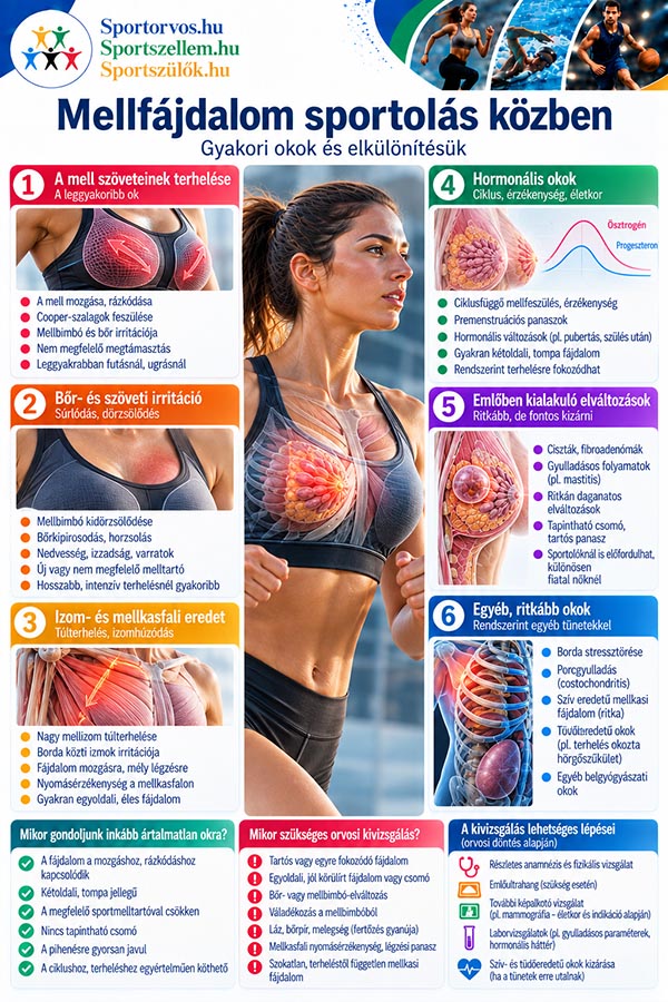 Sportmelltartó választása: mellfájdalom, biomechanika és sportolás