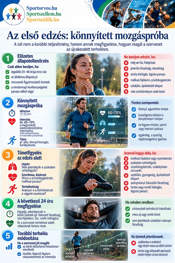 Sportolás légúti fertőzés után – mikor biztonságos újrakezdeni az edzést?