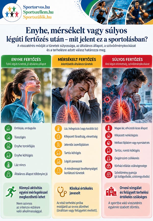 Sportolás légúti fertőzés után – mikor biztonságos újrakezdeni az edzést?