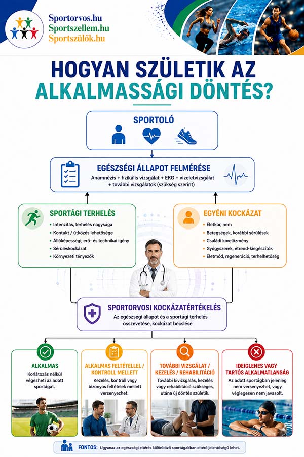 Sportorvosi vizsgálat 2026 – menete, vizsgálatok, sportorvosi engedély