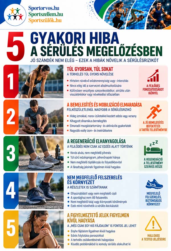 Sportsérülések megelőzése – mitől csökkenthető valóban a sérülések kockázata?