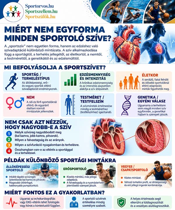 Sportszív: hogyan változtatja meg az edzés a szívet?
