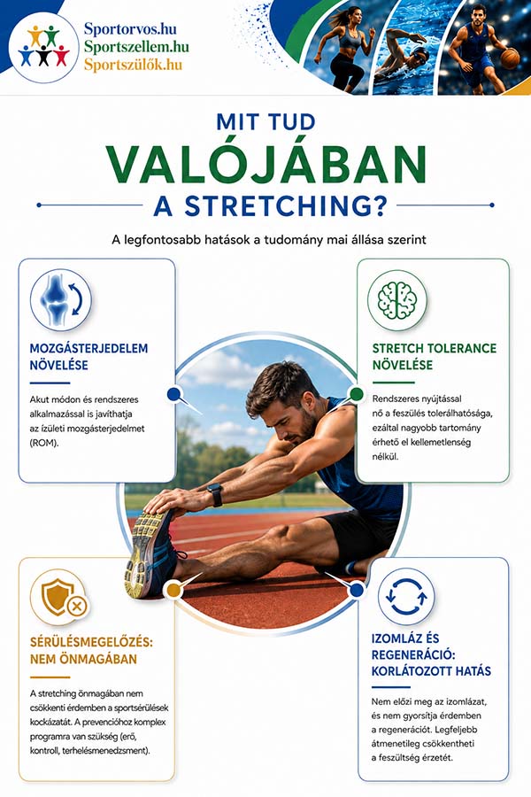 Stretching a sportban