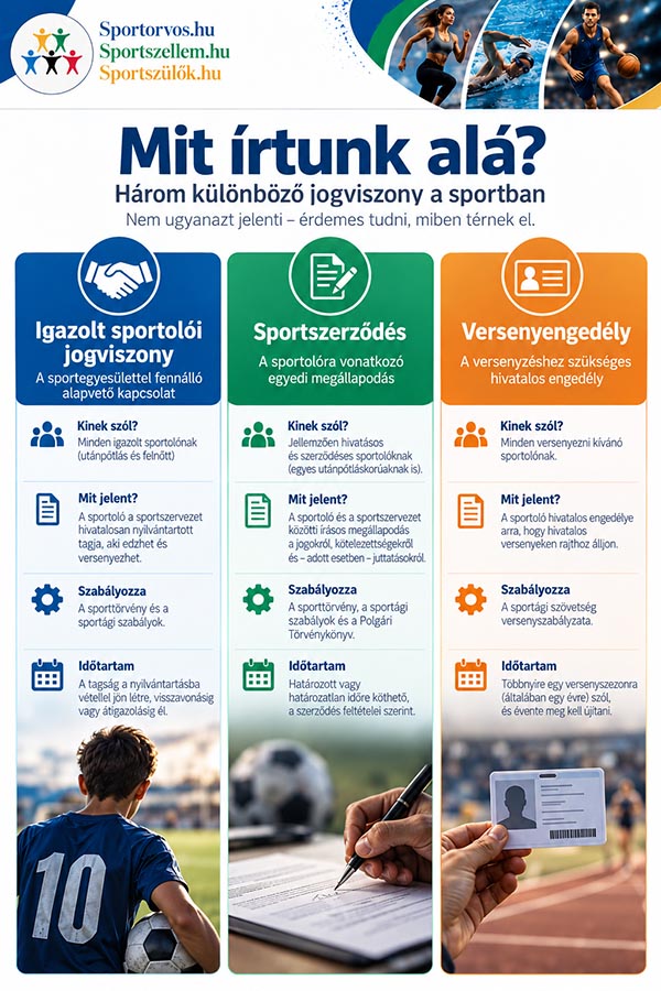 Utánpótlás-sportolók átigazolása – szerződés, klubváltás és nevelési költségtérítés
